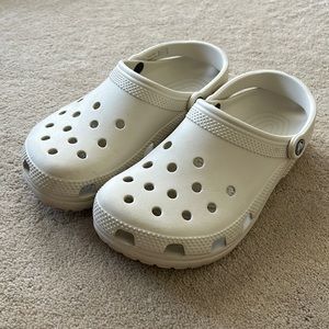 Crocs. Men’s size 7, Women’s size 9